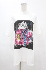 画像1: NieR CLOTHING / プリント半袖CUTSEW XL 白 H-25-08-17-018-PU-TO-KB-ZT494 (1)