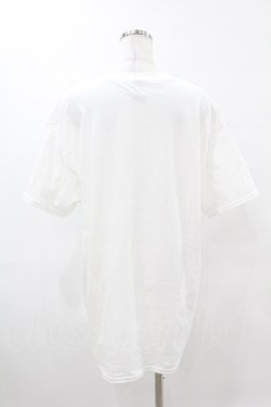 画像2: NieR Clothing / プリント半袖CUTSEW XL 白 H-25-05-13-1012-PU-TO-KB-ZH