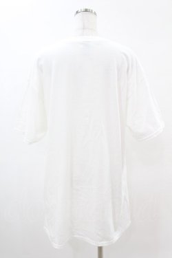 画像2: NieR Clothing / プリントCOTTON CUTSEW  白 H-25-05-13-1015-PU-TO-KB-ZH