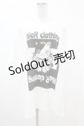 NieR Clothing / プリント半袖CUTSEW XL 白 H-25-05-13-1016-PU-TO-KB-ZH
