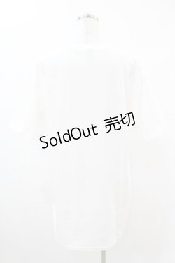 画像2: NieR Clothing / プリント半袖CUTSEW XL 白 H-25-05-13-1016-PU-TO-KB-ZH