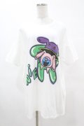NieR Clothing / プリント半袖CUTSEW XL 白 H-25-05-13-1017-PU-TO-KB-ZH