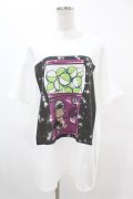 NieR Clothing / プリント半袖CUTSEW XL 白 H-25-05-13-1018-PU-TO-KB-ZH