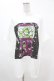 画像1: NieR Clothing / プリント半袖CUTSEW XL 白 H-25-05-13-1018-PU-TO-KB-ZH (1)