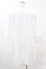 画像2: NieR CLOTHING / プリントCOTTON CUTSEW XL 白 H-25-08-17-014-PU-TO-KB-ZT159 (2)