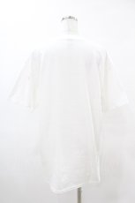 画像2: NieR CLOTHING / プリント半袖CUTSEW  白 H-25-08-17-015-PU-TO-KB-ZT159 (2)