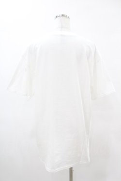画像2: NieR Clothing / プリント半袖CUTSEW  白 H-25-05-13-1020-PU-TO-KB-ZH
