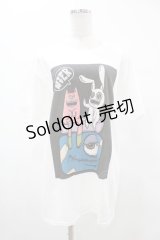 NieR Clothing / プリントCOTTON CUTSEW  白 H-25-08-17-013-PU-TO-KB-ZT159