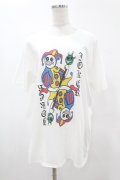 NieR Clothing / プリントCOTTON CUTSEW  白 H-25-05-13-1024-PU-TO-KB-ZH