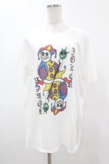 NieR Clothing / プリントCOTTON CUTSEW  白 H-25-05-13-1024-PU-TO-KB-ZH