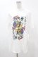 画像1: NieR Clothing / プリントCOTTON CUTSEW  白 H-25-05-13-1024-PU-TO-KB-ZH (1)
