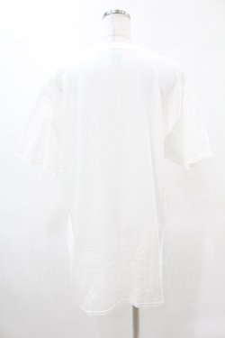 画像2: NieR Clothing / プリント半袖CUTSEW XL 白 H-25-05-13-1025-PU-TO-KB-ZH