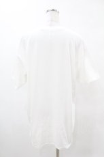画像2: NieR CLOTHING / プリントCOTTON CUTSEW  白 H-25-08-17-037-PU-TO-KB-ZT001 (2)