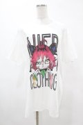 NieR Clothing / プリントCOTTON CUTSEW  白 H-25-05-13-1028-PU-TO-KB-ZH