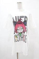 画像1: NieR CLOTHING / プリントCOTTON CUTSEW  白 H-25-08-17-031-PU-TO-KB-ZT001 (1)