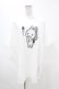 画像1: NieR Clothing / プリント半袖CUTSEW XL 白 H-25-05-13-1029-PU-TO-KB-ZH (1)