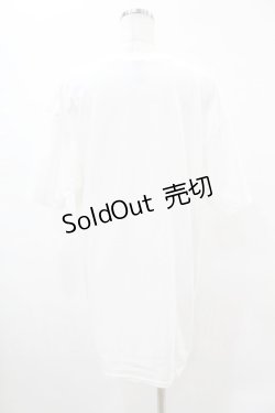 画像2: NieR Clothing / プリント半袖CUTSEW XL 白 H-25-05-13-1029-PU-TO-KB-ZH