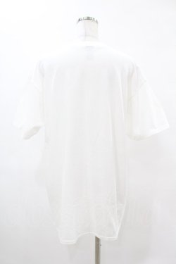 画像2: NieR Clothing / プリント半袖CUTSEW XL 白 H-25-05-13-1030-PU-TO-KB-ZH