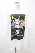 NieR Clothing / プリントCOTTON CUTSEW  白 H-25-05-13-1031-PU-TO-KB-ZH