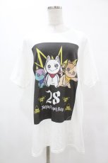 画像1: NieR CLOTHING / プリントCOTTON CUTSEW  白 H-25-08-17-025-PU-TO-KB-ZT495 (1)