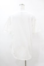 画像2: NieR CLOTHING / プリントCOTTON CUTSEW  白 H-25-08-17-025-PU-TO-KB-ZT495 (2)