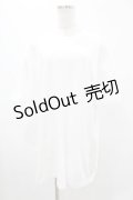 NieR Clothing / バックプリントTシャツ XL 白 H-25-05-13-1033-PU-TO-KB-ZH