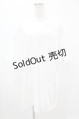 NieR Clothing / バックプリントTシャツ XL 白 H-25-05-13-1033-PU-TO-KB-ZH