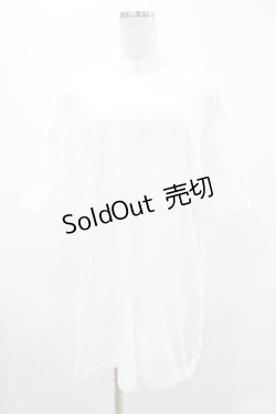 画像1: NieR Clothing / バックプリントTシャツ XL 白 H-25-05-13-1033-PU-TO-KB-ZH