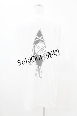 画像2: NieR Clothing / バックプリントTシャツ XL 白 H-25-05-13-1033-PU-TO-KB-ZH