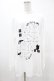 画像1: NieR Clothing / プリント長袖CUTSEW  白 H-25-05-13-1034-PU-TO-KB-ZH (1)