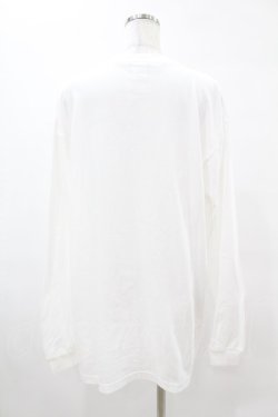 画像2: NieR Clothing / プリント長袖CUTSEW  白 H-25-05-13-1034-PU-TO-KB-ZH