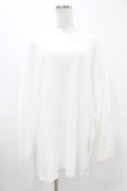 画像1: NieR Clothing / COTTON LONG CUTSEW XL 白 H-25-05-13-1035-PU-TO-KB-ZH