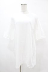 NieR Clothing / プリント半袖CUTSEW  白 H-25-05-13-1038-PU-TO-KB-ZH