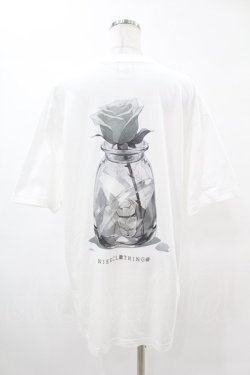 画像2: NieR Clothing / プリント半袖CUTSEW  白 H-25-05-13-1038-PU-TO-KB-ZH