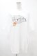 画像1: NieR Clothing / プリント半袖CUTSEW XL 白 H-25-05-13-1039-PU-TO-KB-ZH (1)