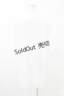 画像2: NieR Clothing / プリント半袖CUTSEW XL 白 H-25-05-13-1039-PU-TO-KB-ZH