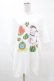 画像1: NieR Clothing / プリントCOTTON CUTSEW XL 白 H-25-05-13-1040-PU-TO-KB-ZH (1)