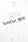 NieR Clothing / プリントTシャツ XL 白 H-25-05-13-1042-PU-TO-KB-ZH