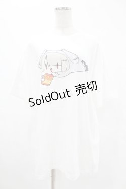 画像1: NieR Clothing / プリントTシャツ XL 白 H-25-05-13-1042-PU-TO-KB-ZH