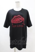 NieR Clothing / プリント半袖CUTSEW XL 黒 H-25-05-13-1004-PU-TO-KB-ZH
