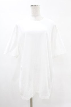 画像1: NieR Clothing / プリント半袖CUTSEW XL 白 H-25-05-13-1044-PU-TO-KB-ZH