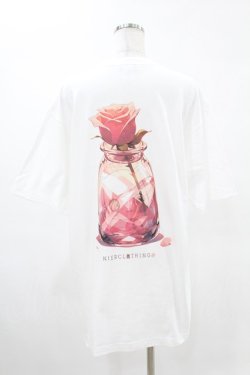 画像2: NieR Clothing / プリント半袖CUTSEW XL 白 H-25-05-13-1044-PU-TO-KB-ZH