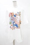 NieR Clothing / SUMMERプリントCUTSEW XL 白 H-25-05-13-1045-PU-TO-KB-ZH