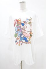 NieR Clothing / SUMMERプリントCUTSEW XL 白 H-25-05-13-1045-PU-TO-KB-ZH