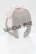 Maria pipi / グログランリボンカチューシャ  ピンク H-25-05-13-066-EL-AC-NS-ZH