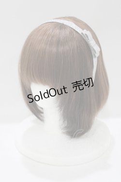 画像1: Swankiss / glitter ribbonカチューシャ  シルバー H-25-05-13-069-CA-AC-NS-ZH