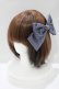 画像1: m petit by misako / サンリオキャラクターズコラボ クロミ リボンバレッタ  ブラック H-25-05-13-072-LO-AC-NS-ZH (1)