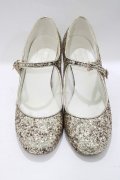 RoseMarie seoir / glitter shoes L(約24.5cm) ゴールド H-25-05-13-080-LO-SH-NS-ZH