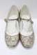 画像1: RoseMarie seoir / glitter shoes L(約24.5cm) ゴールド H-25-05-13-080-LO-SH-NS-ZH (1)