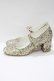 画像2: RoseMarie seoir / glitter shoes L(約24.5cm) ゴールド H-25-05-13-080-LO-SH-NS-ZH (2)